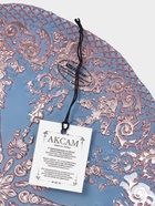 Блюдо сервировочное «ЭЛЕОНОРА БРОНЗА», d=28 см, стекло, голубое, розовое - Фото 6