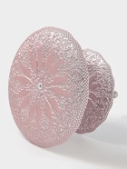 Фруктовница «ЭЛЕОНОРА БРОНЗА», d=21/28 см, стекло, голубая, розовая - Фото 4