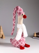 Интерьерная кукла текстильная «Гусь в розовом колпаке», 23×10×60 см - Фото 1