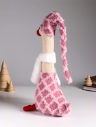 Интерьерная кукла текстильная «Гусь в розовом колпаке», 23×10×60 см - Фото 3