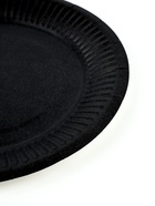 Тарелка одноразовая бумажная «Чёрная», 18 см (комплект 100 шт) - фото 51925944