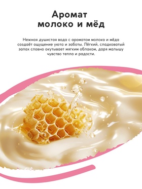 Душистая вода детская «Единороги», 30 мл, аромат молоко и мёд