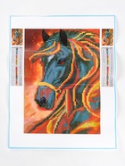 Алмазная вышивка со светящимися стразами «Лошадка» 20×30 см, на холсте - Фото 3
