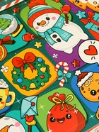 UNICON Конструктор "Адвент-календарь", Дед Мороз и камин - фото 58038303