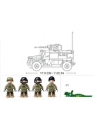 Конструктор «Модельки. Боевой транспорт», 519 деталей, с фигурками - Фото 4