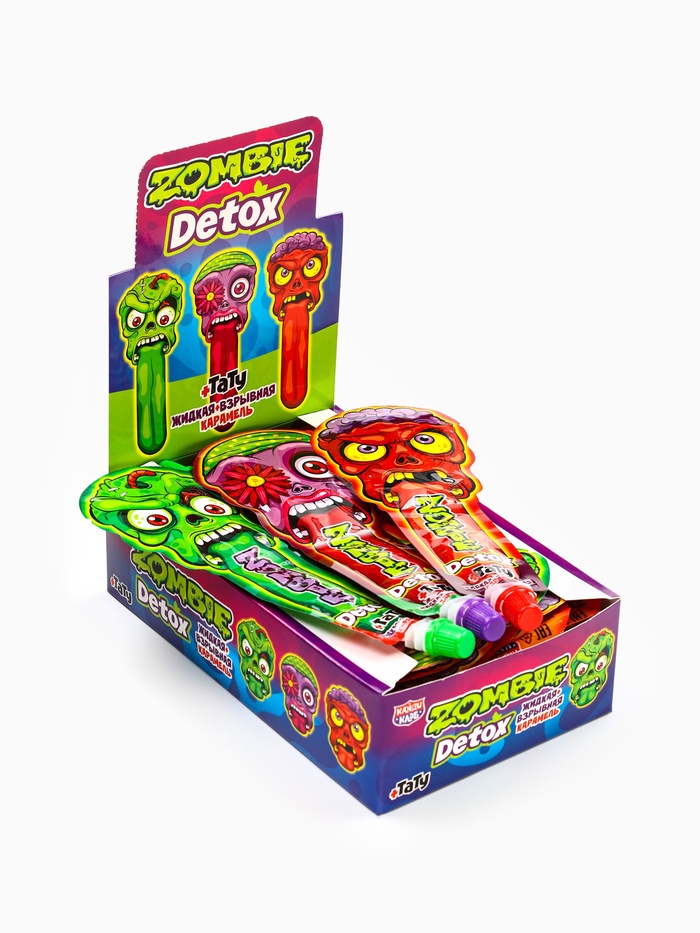 Жидкая карамель Zombie Detox ассорти, 7 г - Фото 1