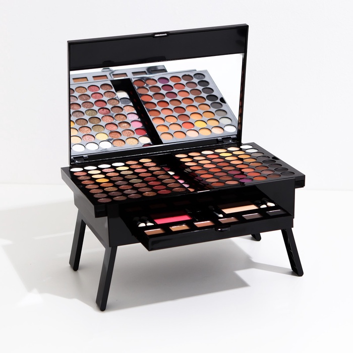 УЦЕНКА Профессиональный набор для макияжа(тени для бровей, век, румяна, корректоры) - Фото 1