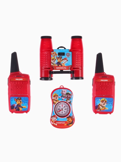 УЦЕНКА Набор спасателя, Рации бинокль, компас, Paw Patrol