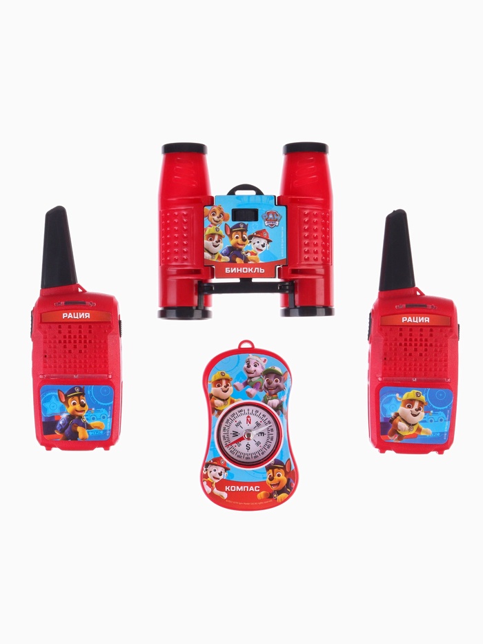 УЦЕНКА Набор спасателя, Рации бинокль, компас, Paw Patrol - Фото 1