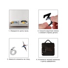 УЦЕНКА Часы настенные интерьерные большие, 3d «Парикмахер», наклейка, d=45 см - Фото 4