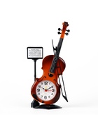 УЦЕНКА Часы настольные будильник «Скрипка с пюпитром», циферблат d=6.5 см, 17×10 см - Фото 3