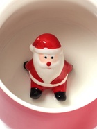 Кружка новогодняя «Дед Мороз», 300 мл, керамика, красная - Фото 5