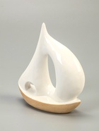 УЦЕНКА Сувенир керамика «Большой парусник» песочно-белый 22.5×8.5×25.3 см 10915865