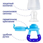 УЦЕНКА Ниблер с силиконовыми сеточками, размеры S, M, L, в футляре, цвет голубой - Фото 3
