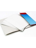 Картон белый А4, 8 листов, немелованный, 200 г, м², в папке, МИКС - Фото 3