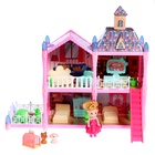 УЦЕНКА Дом для кукол «Сказочная жизнь на вилле» с куклой, питомцами и аксессуарами, световые эффекты - Фото 2