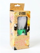 УЦЕНКА Свеча для торта музыкальная «Тюльпан», крутящаяся, белая, 14.5×6 см 10916004