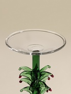 Бокал для вина SL-Home «Ёлочный», 370 мл, 8.5×20.3 см, стекло, прозрачный, зелёный - Фото 4