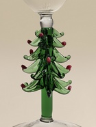 Бокал для шампанского SL-Home «Ёлочный», 250 мл, 6×23.6 см, стекло, прозрачный, зелёный - Фото 3