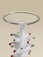 Бокал для шампанского SL-Home «Ёлочный», 250 мл, 5.8×24.1 см, стекло, прозрачный, белый - Фото 4