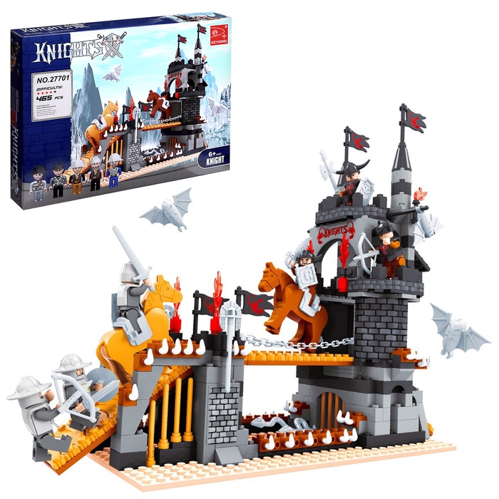 УЦЕНКА Конструктор Сила рыцаря «Осада крепости», 465 деталей - Фото 1