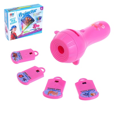 УЦЕНКА Проектор «Юный исследователь», со слайдами, со световыми эффектами