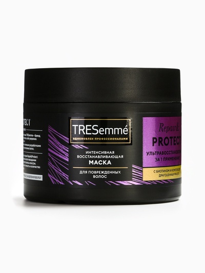 Маска для волос TRESemmé Восстановление и Защита, для повреждённых и ломких волос, 300 мл