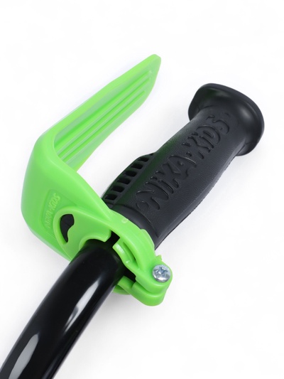 Снегокат Snowpatrol с пришельцами, со спинкой, чёрный, зелёный, СНД2/П2 Nika