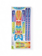 Снегокат Snowpatrol с пришельцами, со спинкой, чёрный, зелёный, СНД2/П2 Nika - Фото 18