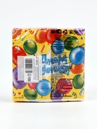 Салфетки бумажные однослойные «С днем рождения», воздушные шары, 24х24 см, 50 шт - фото 809303940