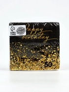 Салфетки бумажные однослойные «Happy Birthday», 24х24 см, 50 шт - Фото 5