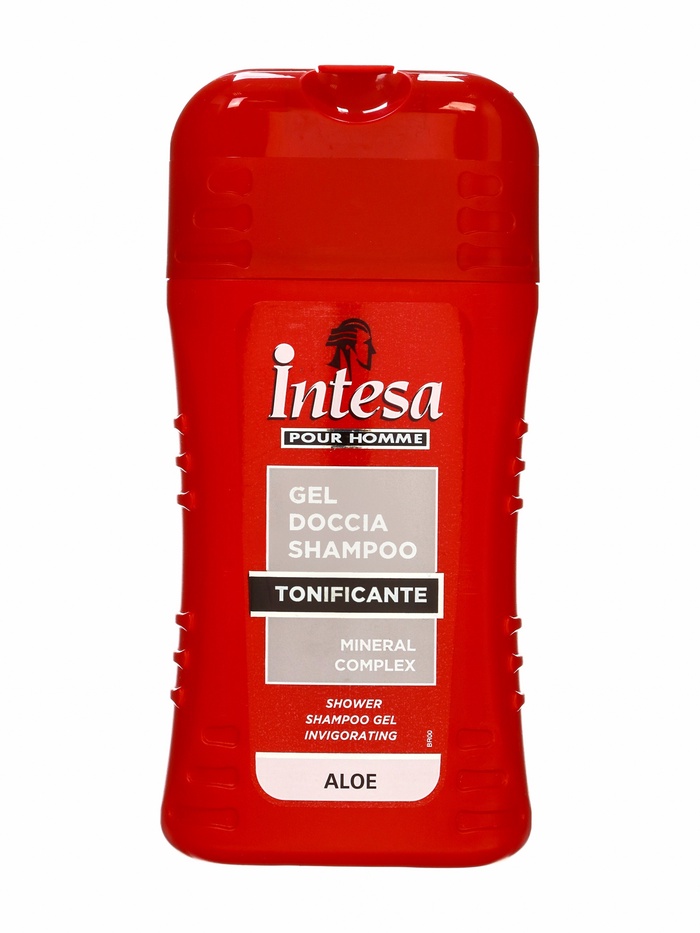 INTESA Шампунь-гель для душа Aloe and Mineral Complex 250мл - Фото 1