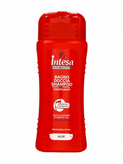 INTESA Шампунь-гель для душа Aloe and Mineral Complex 500мл