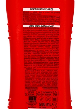 INTESA Шампунь-гель для душа Aloe and Mineral Complex 500мл