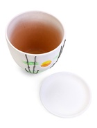 Горшок для цветов «Азия», 5 л, d=22 см, h=19.5 см, с поддоном, керамика, белый - Фото 6