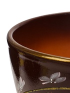 Горшок для цветов «Миндаль », 8 л, d=30 см, h=23 см, с поддоном, керамика, коричневый 10898437 - фото 319894135