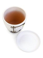 Горшок для цветов «Вечер», 1 л, d=15 см, h=13 см, с поддоном, керамика, белый - Фото 5