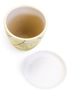 Горшок для цветов «Тропики », 1 л, d=15 см, h=13 см, с поддоном, керамика, белый - Фото 6