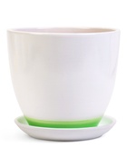 Горшок для цветов «Азия», керамика, с поддоном, набор 4 шт.: 400 мл, 1 л, 2.5 л, 5 л - Фото 3