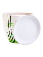 Горшок для цветов «Азия», керамика, с поддоном, набор 4 шт.: 400 мл, 1 л, 2.5 л, 5 л - Фото 5