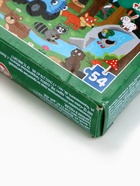 УЦЕНКА Пазл "Лесные жители", Синий трактор, 54 элемента 10916343