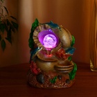 УЦЕНКА Фонтан "Дельфины" ракушки, 11х16х24 см (с подсветкой) - фото 14928165