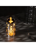 УЦЕНКА Фигура светодиодная "Свеча серебро снеговик", 9х5х5 см, 3xAG13 (в компл.), Т/БЕЛЫЙ - фото 14872362