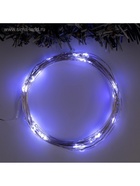 УЦЕНКА НИТЬ ROSA. IP20, 5 м, Н.С. LED(1608)-50-4.5V, ААx3, мерцание 100% (в цвет), БЕЛЫЙ - Фото 1