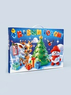 Подарочная новогодняя коробка «Мерцающий», Адвент календарь с заданиями, 47.7×3.9×32 см - Фото 2