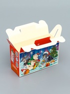 Подарочная новогодняя коробка «Сияние праздника» , подарочек малый 17.5×7×10.5 см - фото 809141576