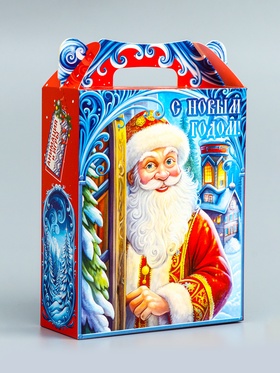 Подарочная новогодняя коробка «Радости», 17×6.8×20.8 см