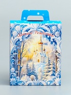 Подарочная новогодняя коробка «Рождественский звон», 15.5×7×19 см - Фото 3