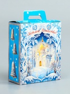 Подарочная новогодняя коробка «Рождественский звон», 15.5×7×19 см - Фото 4