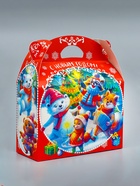 Подарочная новогодняя коробка «Лесные колядки», Баул 22×9×22 см - фото 809141597